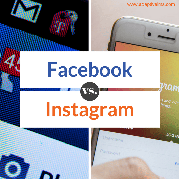what is the difference between facebook and instagram